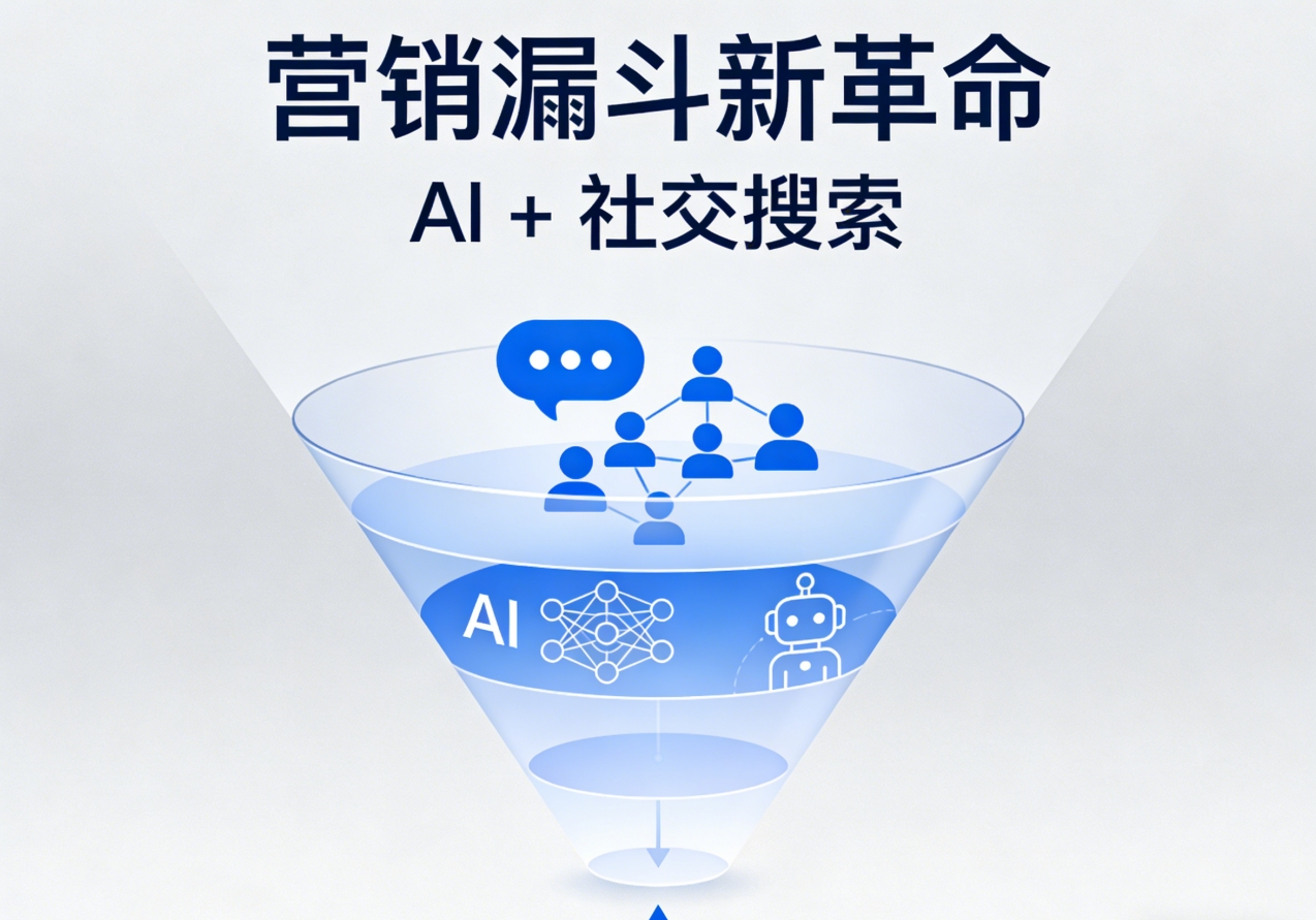 营销漏斗新革命：AI + 社交搜索，重构用户发现新路径