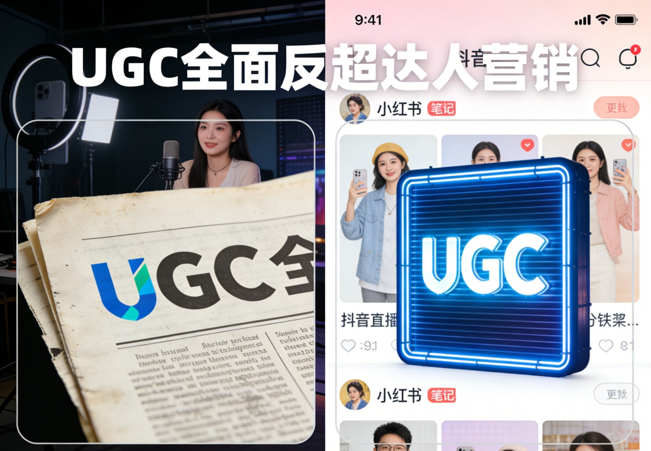 UGC 全面反超达人营销：抖音已成过去，小红书接棒新战场