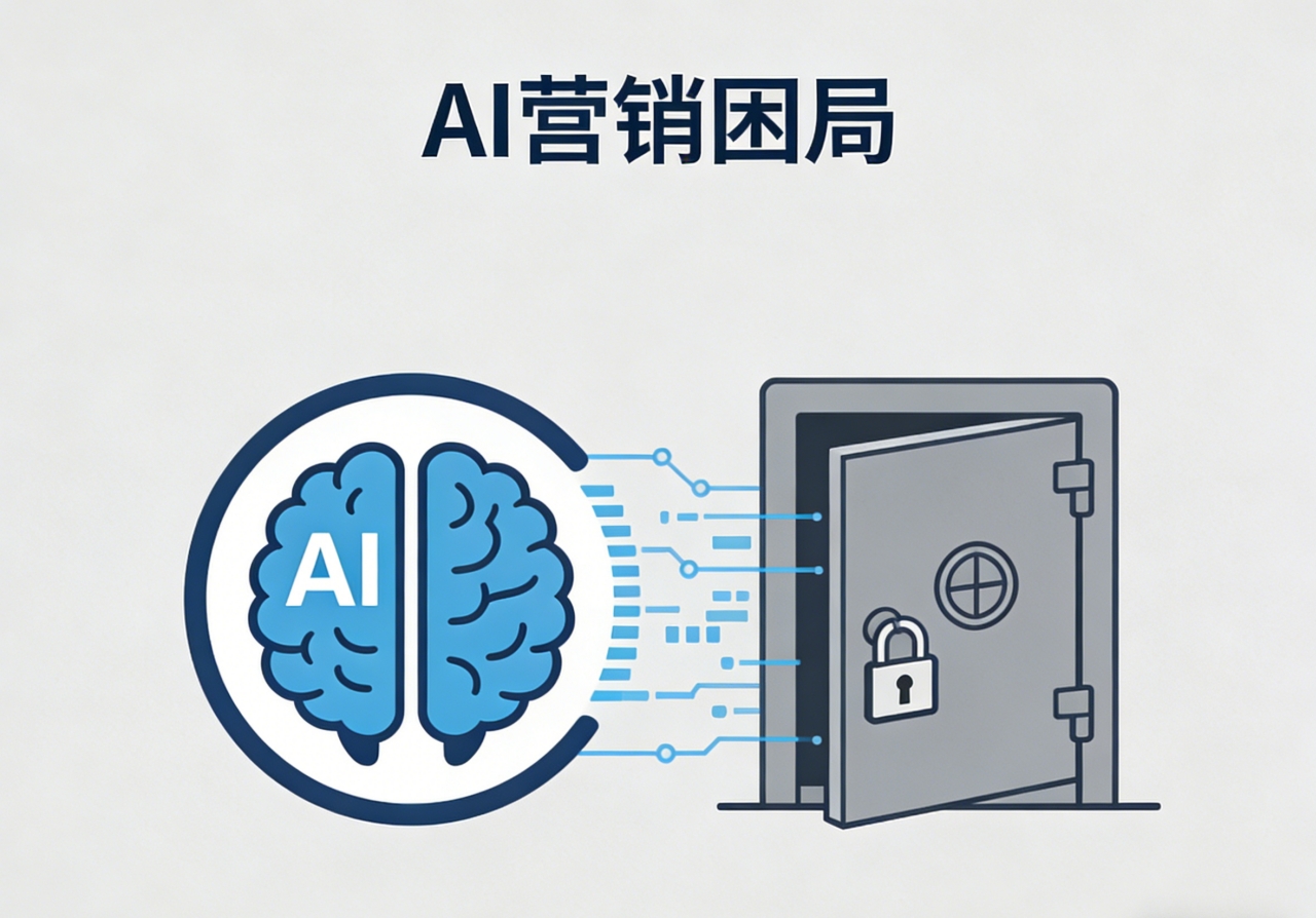 AI 营销落地困局：不足一成企业实现深度应用，数据与组织成最大拦路虎